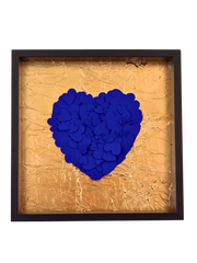 Big Blue Heart 35x35