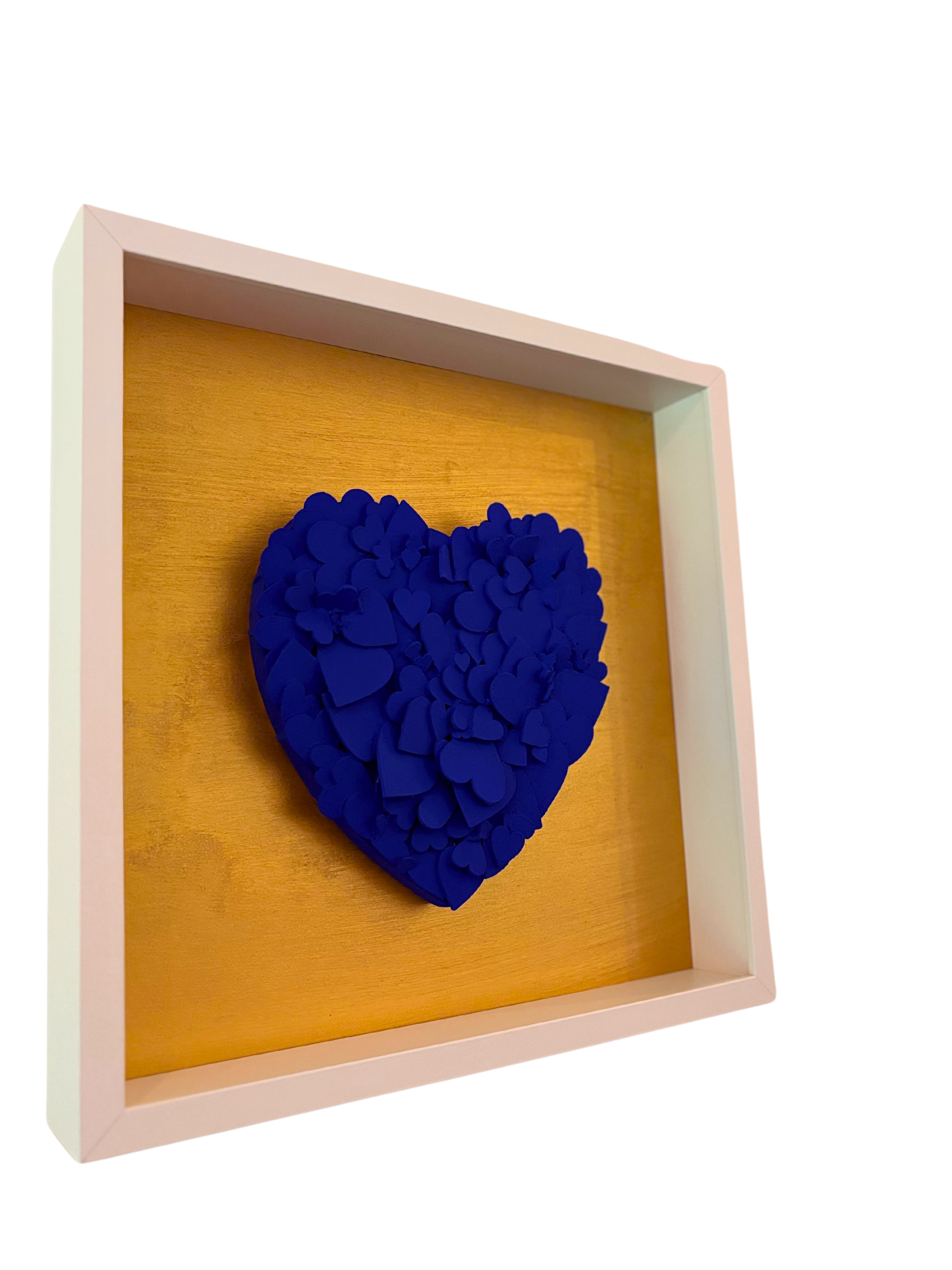 Big Blue Heart 35x35