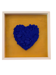 Big Blue Heart 35x35