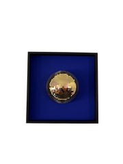 Disco Ball Gold 50x50 Blue