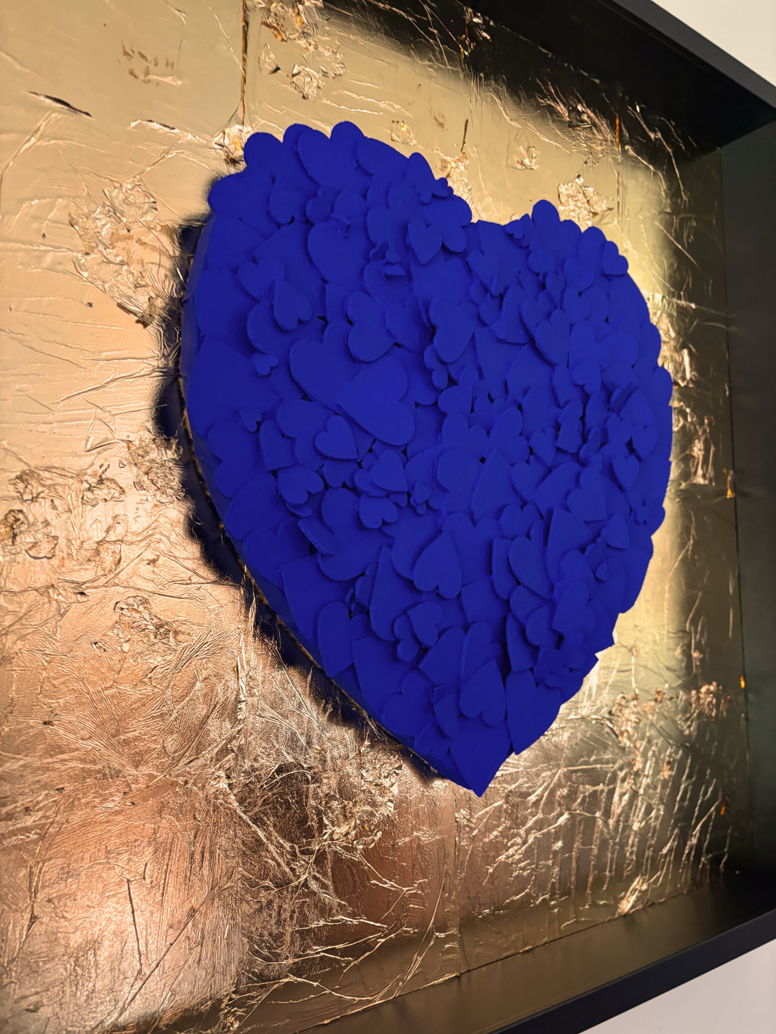 Big Blue Heart 50x50